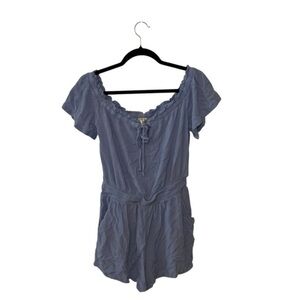 Dizzy Light Light Purple Short-Sleeve Jumpsuit